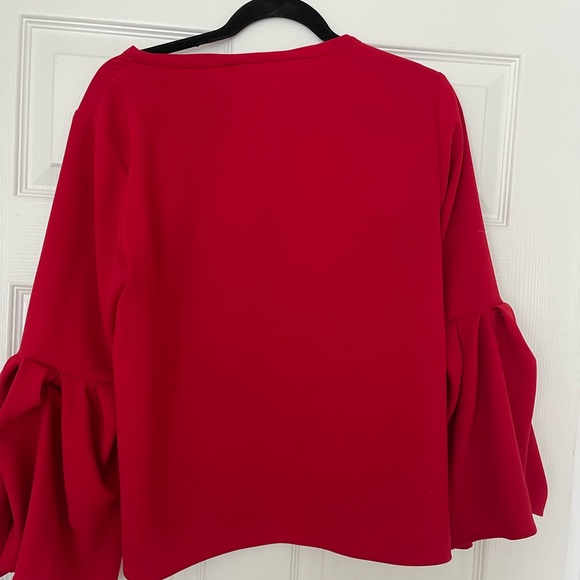 Zara Pleated Long Sleeve - size M - Picture 1 of 5